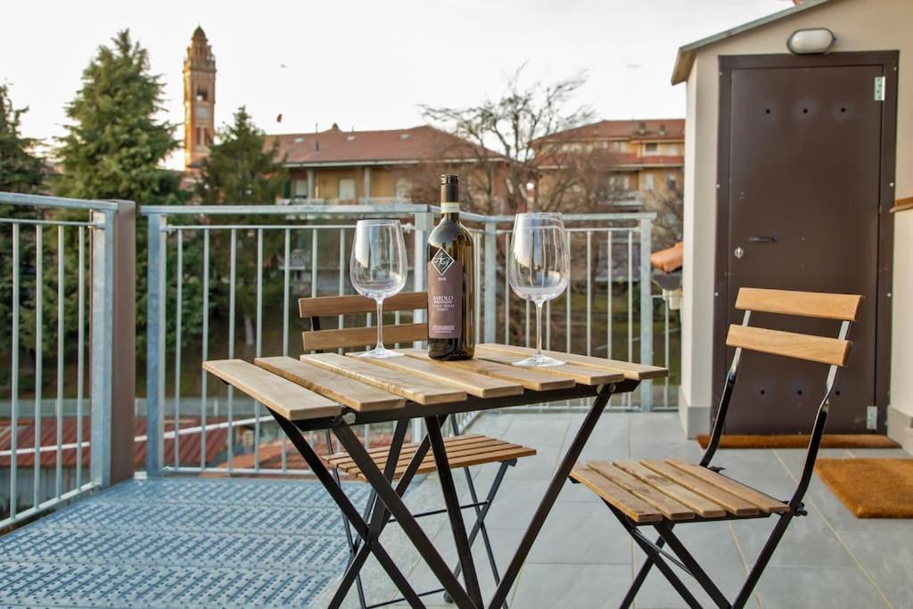 Charming 2.5Room Flat In Center Of Monforte dʼAlba المظهر الخارجي الصورة